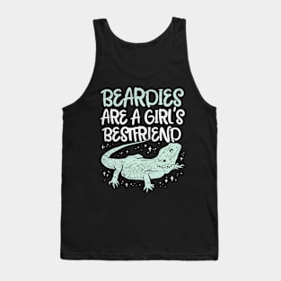 Beardies Are A Girl's Best Friend Tank Top